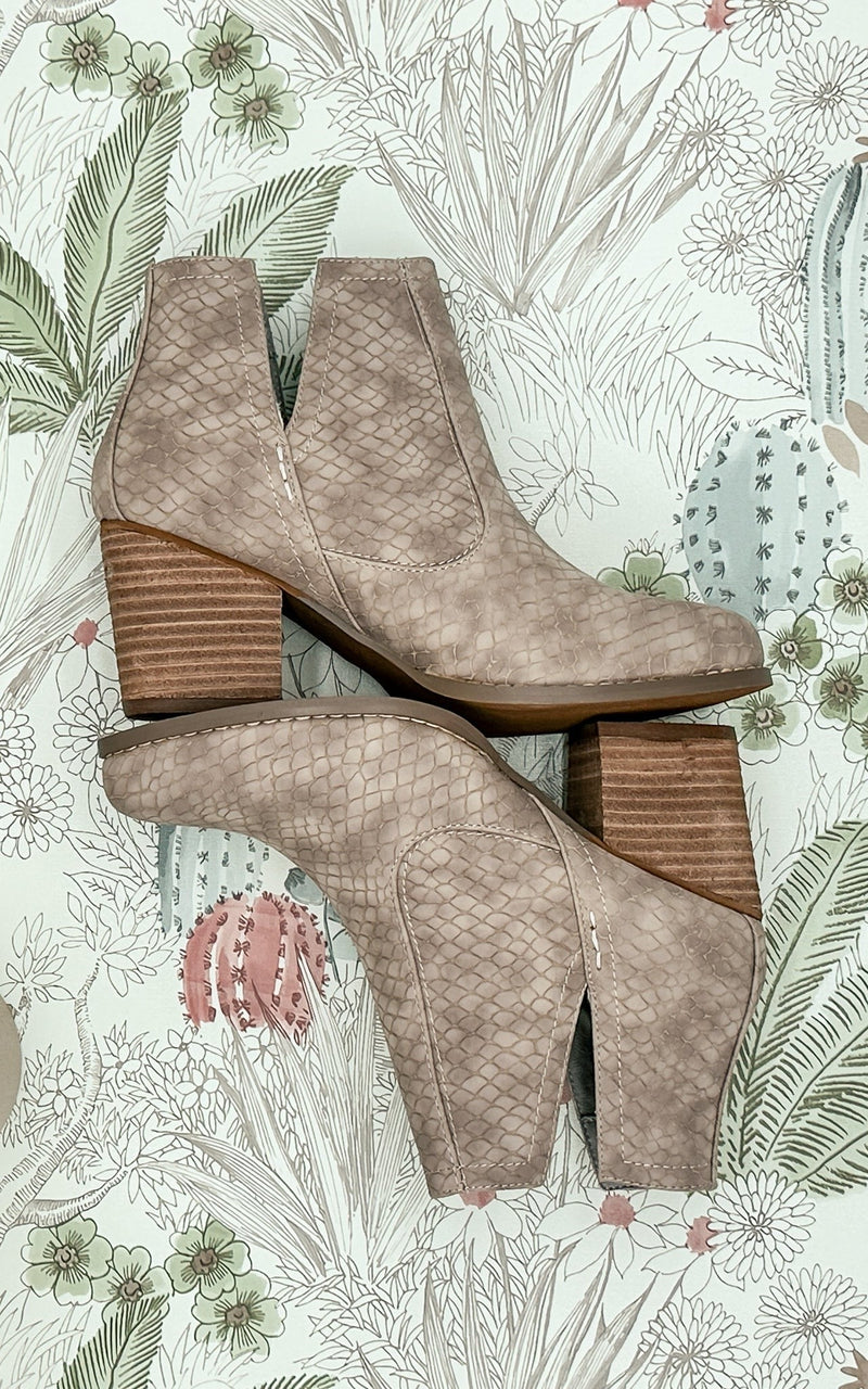 Tarim Bootie in Taupe Shoes   