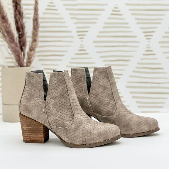 Tarim Bootie in Taupe Shoes   