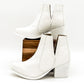 Tarim Bootie in White Croc Shoes   