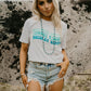 Turquoise Drippin' Western Graphic Tee Graphic Tees   