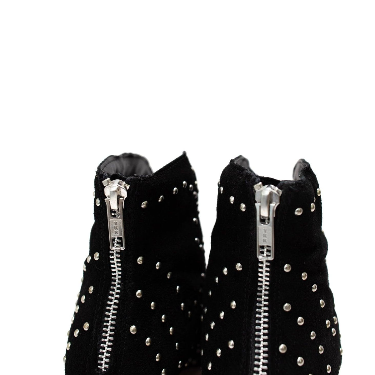 Twilight Studded Heeled Ankle Boot in Black - Three Mad Hatters Mercantile 