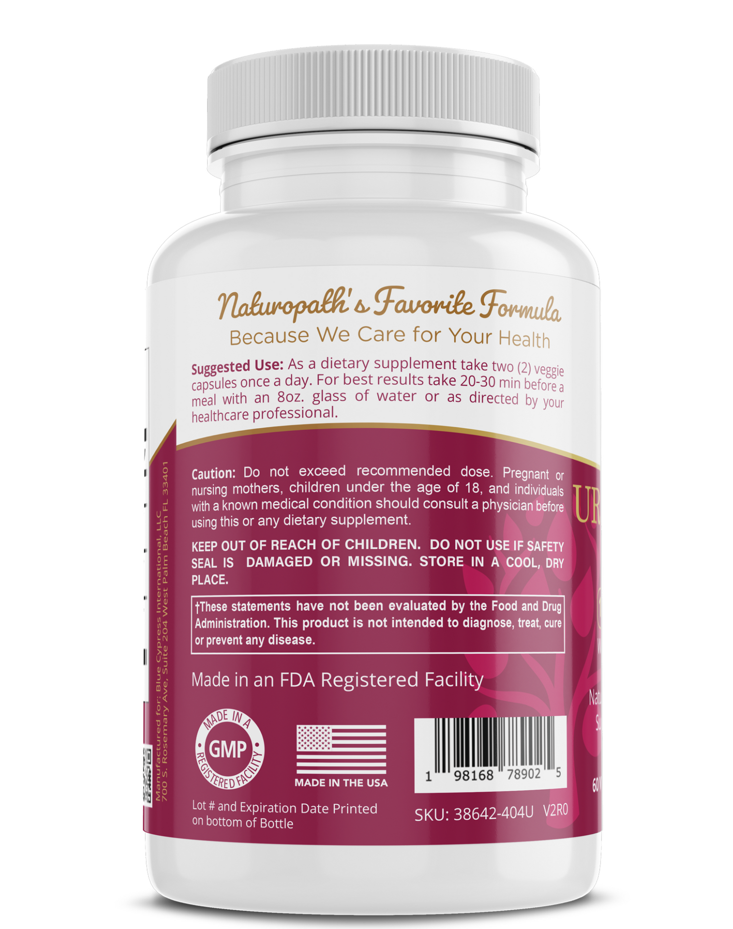 Urinary Tract Support Vitamins   