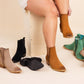 Wylie Suede Ankle Boot in Tan Shoes