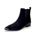 Wylie Suede Ankle Boot in Black