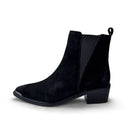 Wylie Suede Ankle Boot in Black