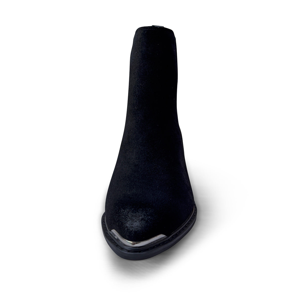 Wylie Suede Ankle Boot in Black - Three Mad Hatters Mercantile 