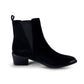 Wylie Suede Ankle Boot in Black - Three Mad Hatters Mercantile 
