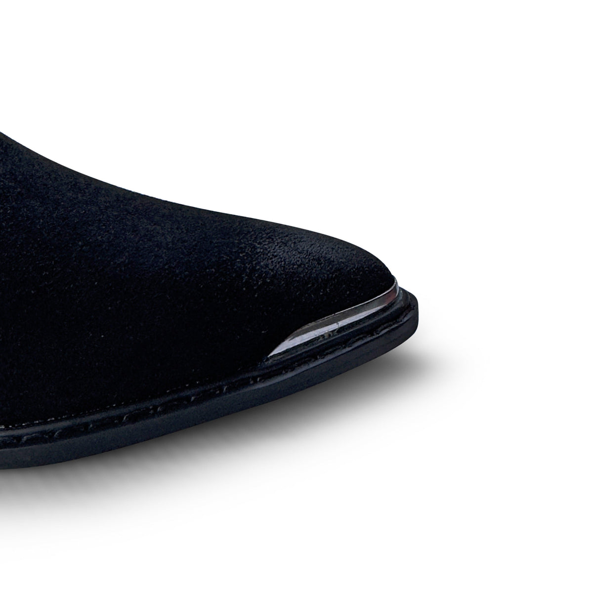 Wylie Suede Ankle Boot in Black - Three Mad Hatters Mercantile 