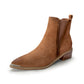Wylie Suede Ankle Boot in Tan Shoes