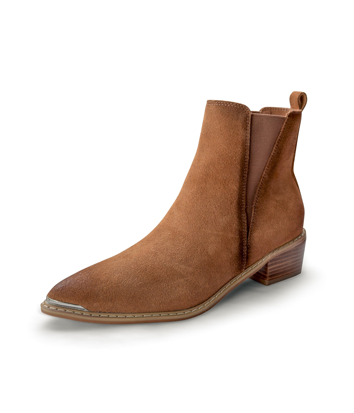 Wylie Suede Ankle Boot in Tan Shoes