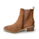 Wylie Suede Ankle Boot in Tan