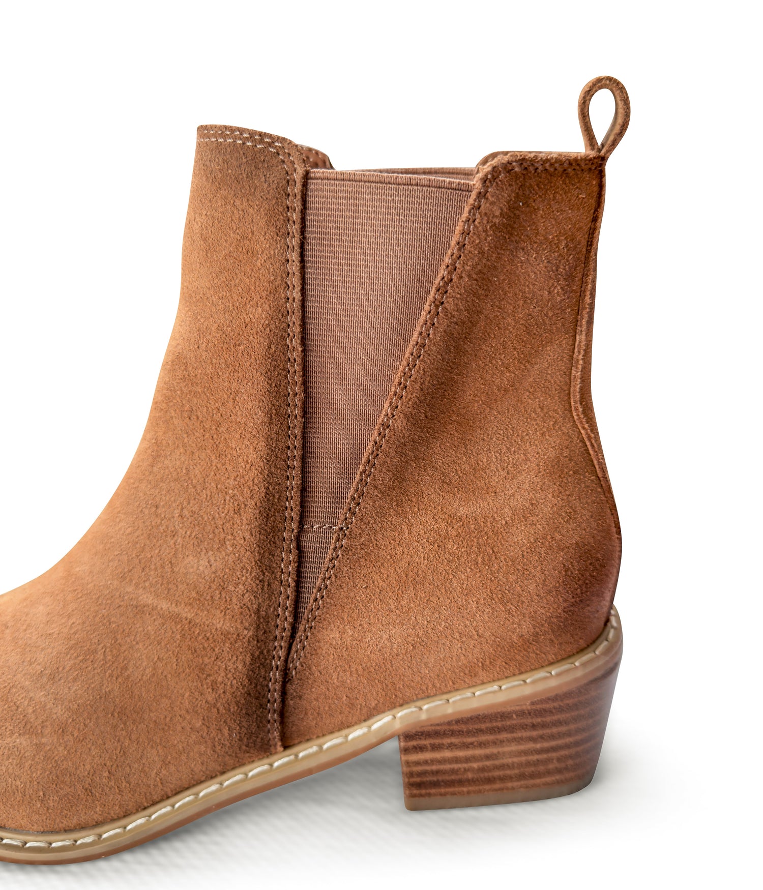 Wylie Suede Ankle Boot in Tan Shoes