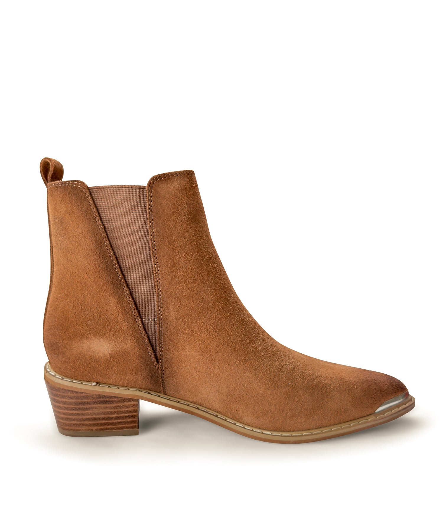 Wylie Suede Ankle Boot in Tan Shoes