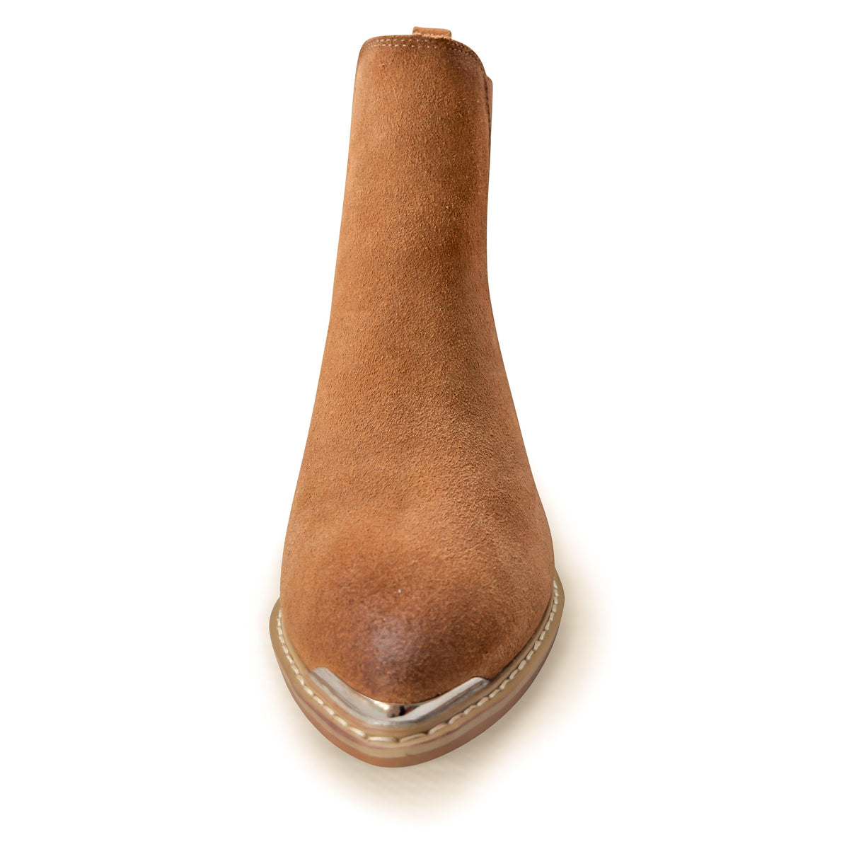 Wylie Suede Ankle Boot in Tan - Three Mad Hatters Mercantile 