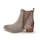 Wylie Suede Ankle Boot in Taupe - Three Mad Hatters Mercantile 