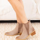 Wylie Suede Ankle Boot in Taupe - Three Mad Hatters Mercantile 