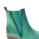 Wylie Suede Ankle Boot in Teal