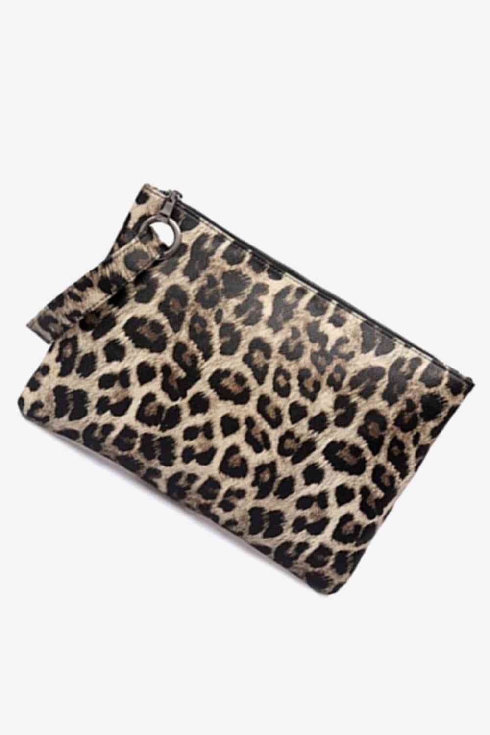 Leopard PU Leather Clutch Clutch   