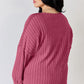 Basic Bae Full Size Ribbed Half Button Long Sleeve T-Shirt Womens Long Sleeve Shirt   