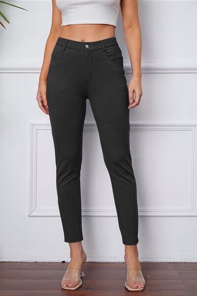 StretchyStitch Pants by Basic Bae - Three Mad Hatters Mercantile 