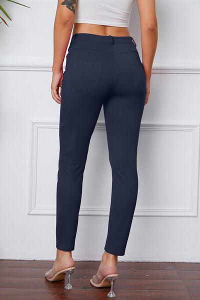 StretchyStitch Pants by Basic Bae - Three Mad Hatters Mercantile 