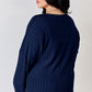 Basic Bae Full Size Ribbed Half Button Long Sleeve T-Shirt Womens Long Sleeve Shirt   
