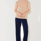 Marina West Swim Rib Pleated Elastic-Waist Wide Leg Pants    