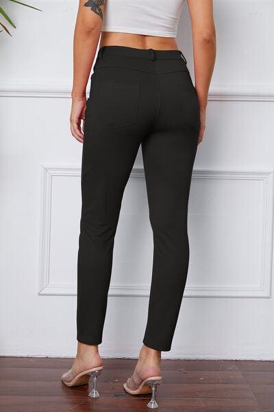 StretchyStitch Pants by Basic Bae - Three Mad Hatters Mercantile 