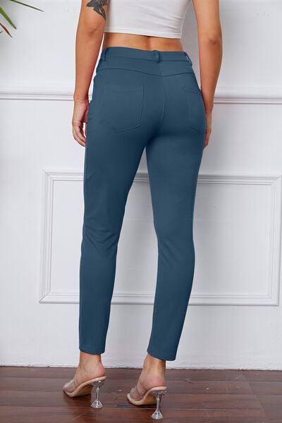 StretchyStitch Pants by Basic Bae - Three Mad Hatters Mercantile 