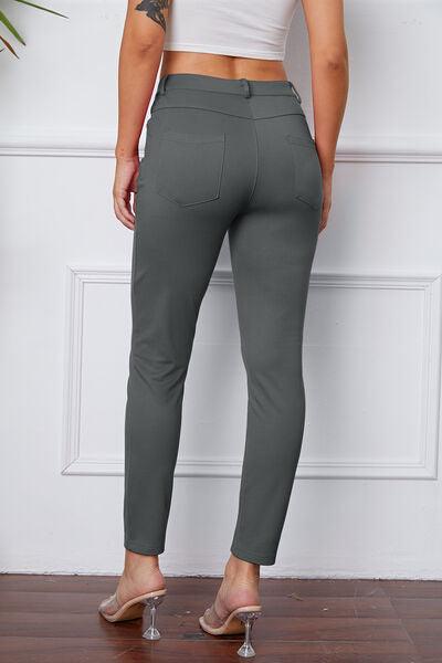 StretchyStitch Pants by Basic Bae - Three Mad Hatters Mercantile 