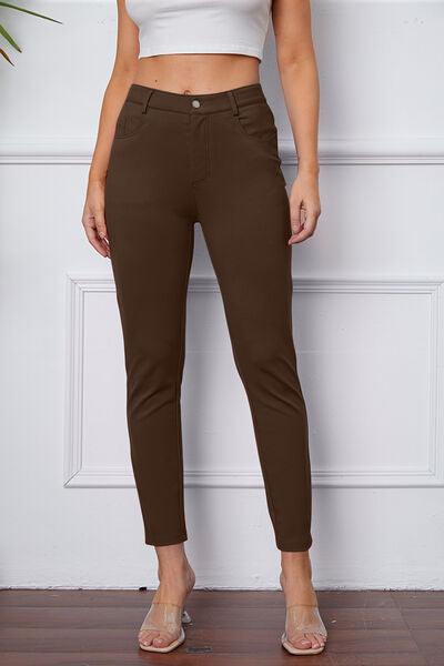 StretchyStitch Pants by Basic Bae - Three Mad Hatters Mercantile 