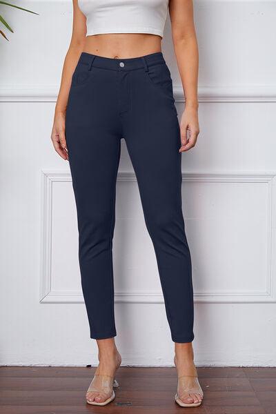 StretchyStitch Pants by Basic Bae - Three Mad Hatters Mercantile 