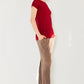 Marina West Swim Rib Pleated Elastic-Waist Wide Leg Pants    