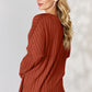 Basic Bae Full Size Ribbed Half Button Long Sleeve T-Shirt Womens Long Sleeve Shirt   
