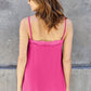 Basic Bae Full Size Lace Trim V-Neck Cami Womens Tops   