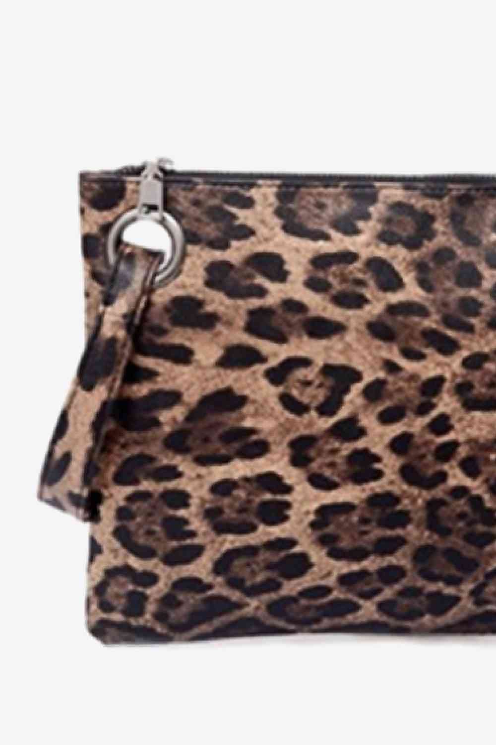 Leopard PU Leather Clutch Clutch   