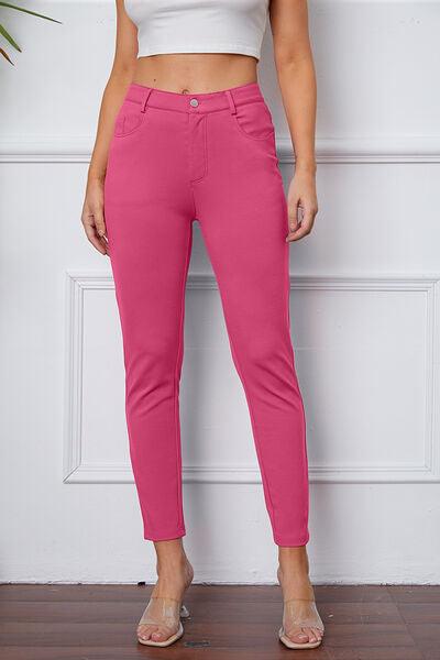 StretchyStitch Pants by Basic Bae - Three Mad Hatters Mercantile 