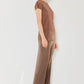 Marina West Swim Rib Pleated Elastic-Waist Wide Leg Pants    