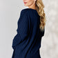 Basic Bae Full Size Ribbed Half Button Long Sleeve T-Shirt Womens Long Sleeve Shirt   