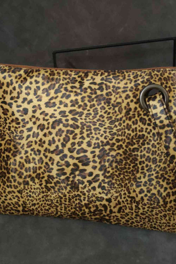 Leopard PU Leather Clutch Clutch   