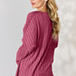 Basic Bae Full Size Ribbed Half Button Long Sleeve T-Shirt Womens Long Sleeve Shirt   