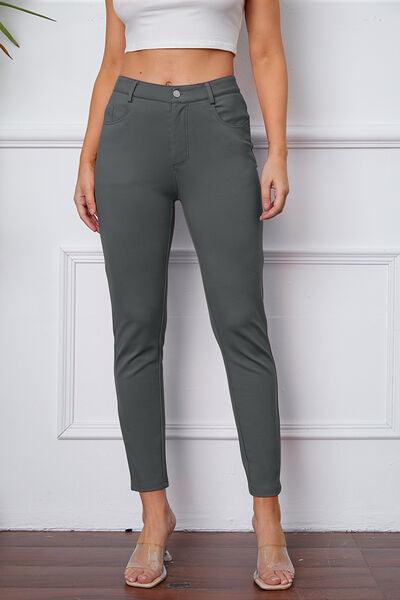 StretchyStitch Pants by Basic Bae - Three Mad Hatters Mercantile 