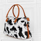 Animal Print Brushed Weekender Bag Weekender Bag   