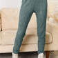 Basic Bae Full Size Notched Long Sleeve Top and Pants Set Activewear Set   