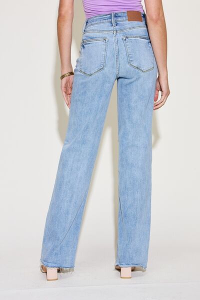 Judy Blue V Front Waistband Straight Jeans Womens Jeans   