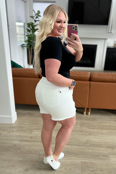 Jessie High Rise Rigid Magic Cutoff Shorts