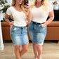Carol High Rise Rigid Magic Denim Skirt Womens Denim Skirt   
