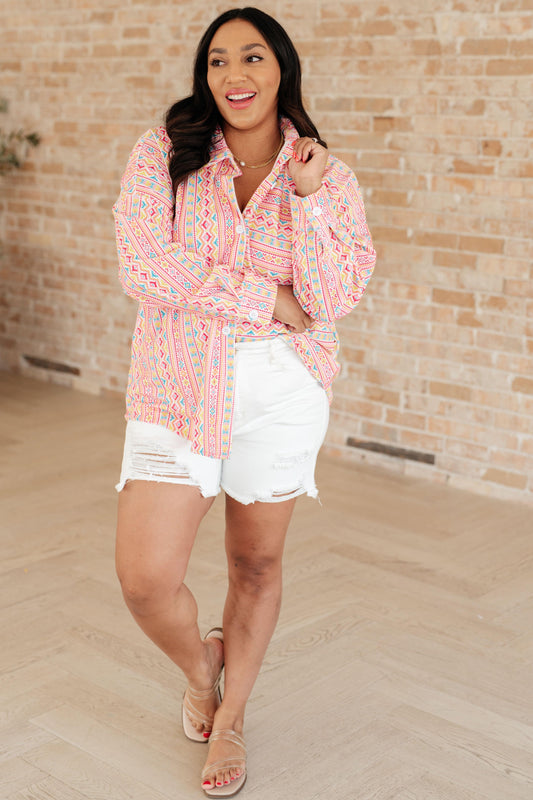 Imagine When Corduroy Button Down - Three Mad Hatters Mercantile 