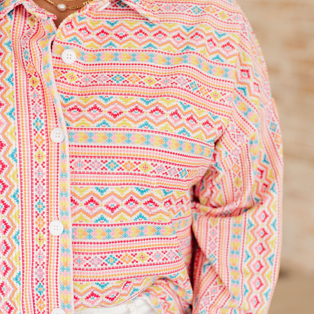Imagine When Corduroy Button Down - Three Mad Hatters Mercantile 