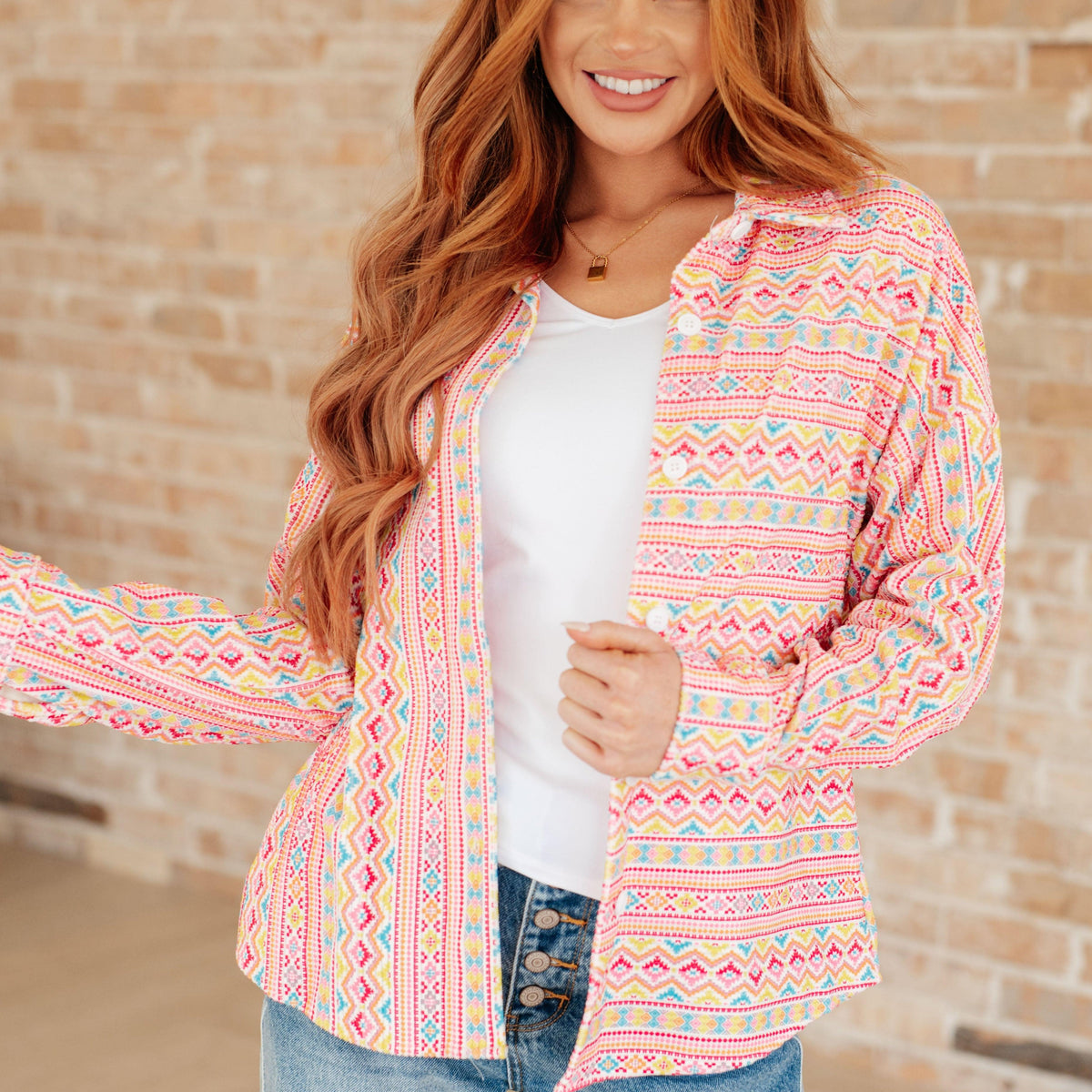 Imagine When Corduroy Button Down - Three Mad Hatters Mercantile 